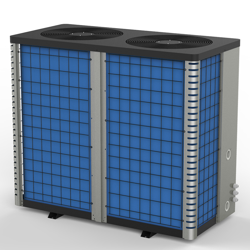 R32 new design air source heat pump with remote controller and 35-90KW power range
